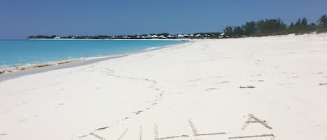 On the beach