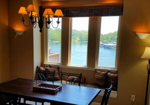 Dining - 8MM Lake view/cove fun! Great for groups-2 kitchens, 3 decks, 2 docks, Sleep 18! (Sunrise Beach)