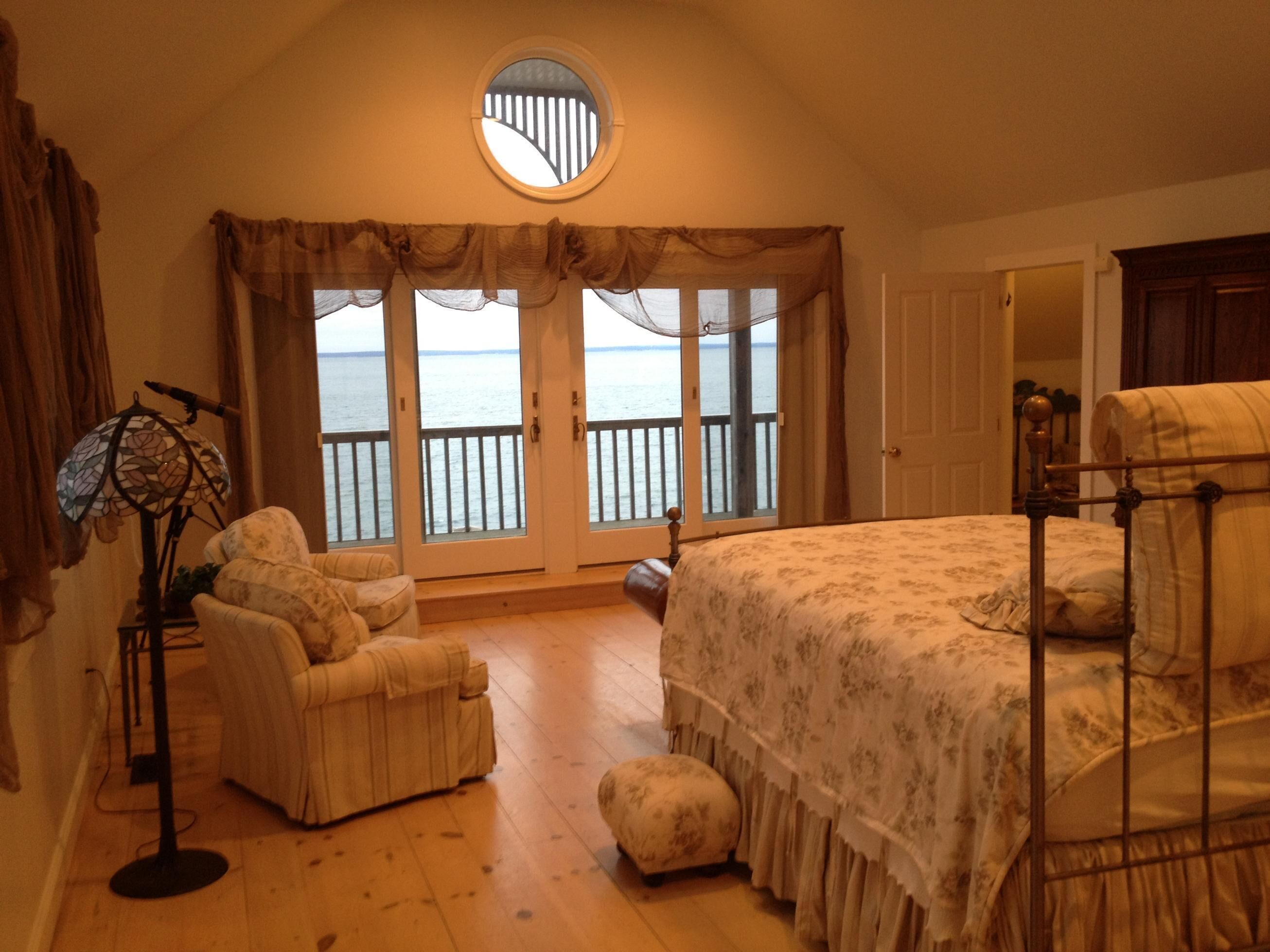 Orient Point Waterfront Home with Pool, Fireplace&Spectacular Ocean Sunset Views