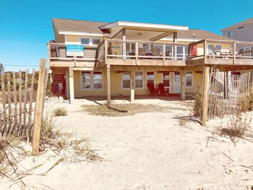 Walk right out onto the sand