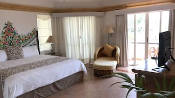 In-room safe, blackout curtains, iron/ironing board