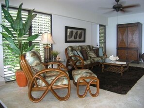 TV, DVD player, books, music library - Breathtaking View on Beautiful Sandy Beach Oceanfront (Kailua-Kona)