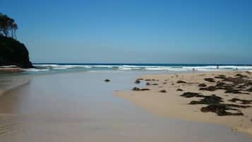 Beach nearby, sun-loungers