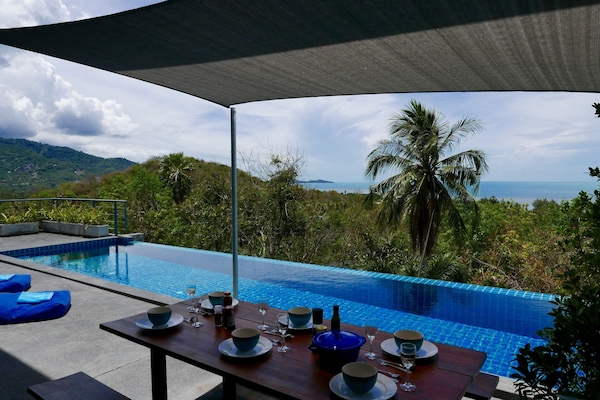 great sea view from a beautiful villa