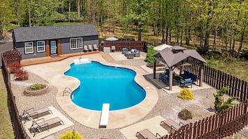 室外泳池、暖水池