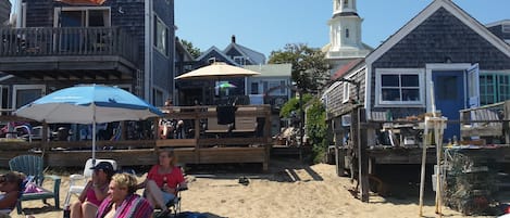 On the beach