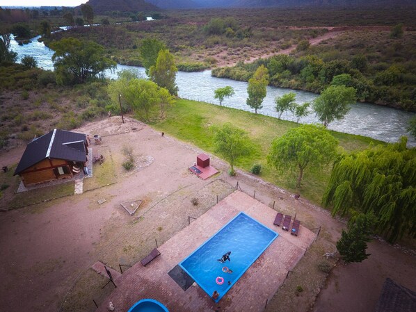 Indoor pool, outdoor pool
