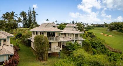 Hanalei Bay Villas # 17 - 3br / 2. 5 ba merinäköala osakehuoneisto Princeville