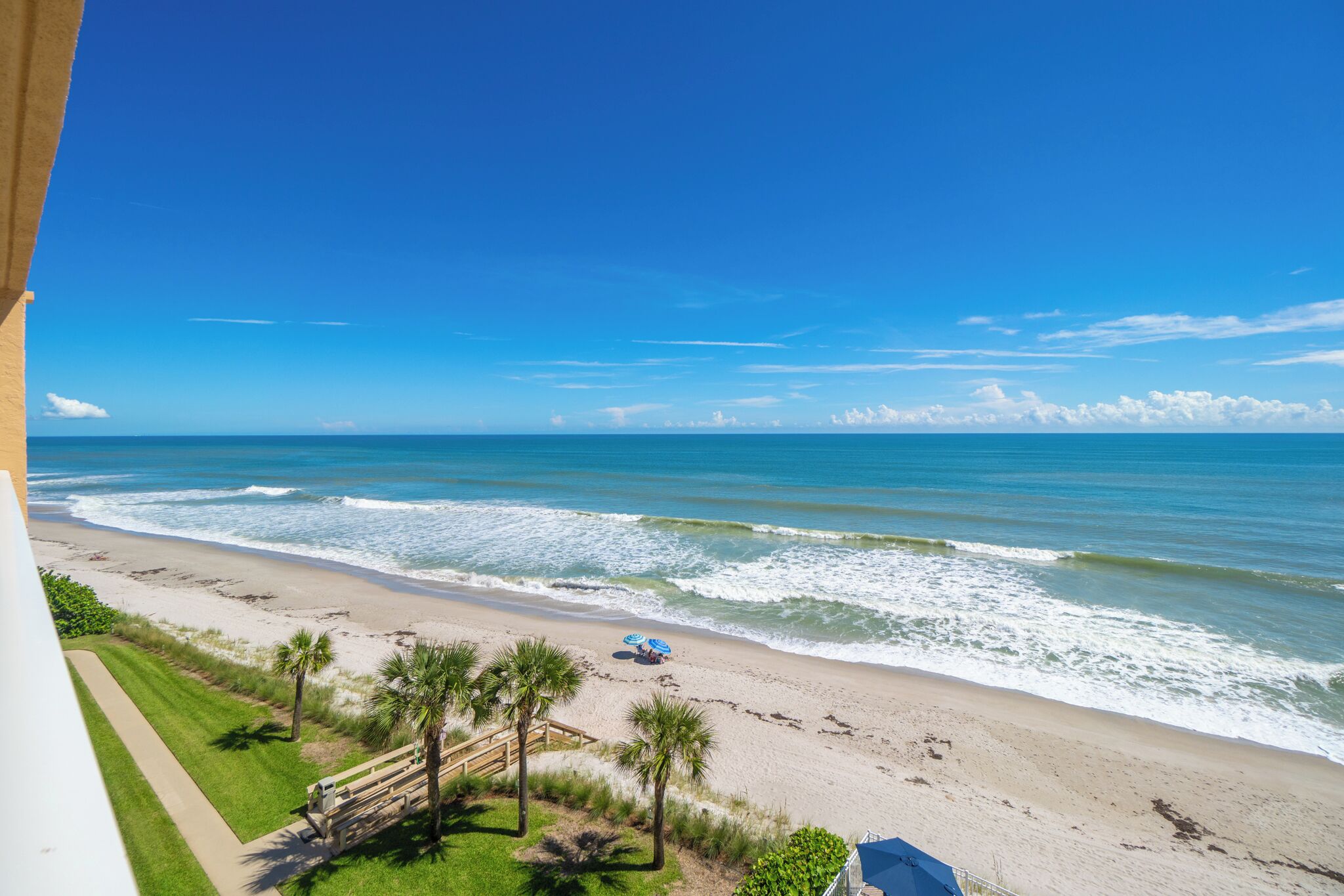 On the beach, beach towels