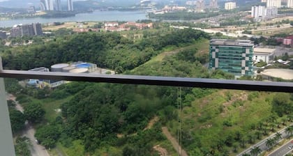 Vue sur le lac Ă couper le souffle Cybersquare 500mbps wifi