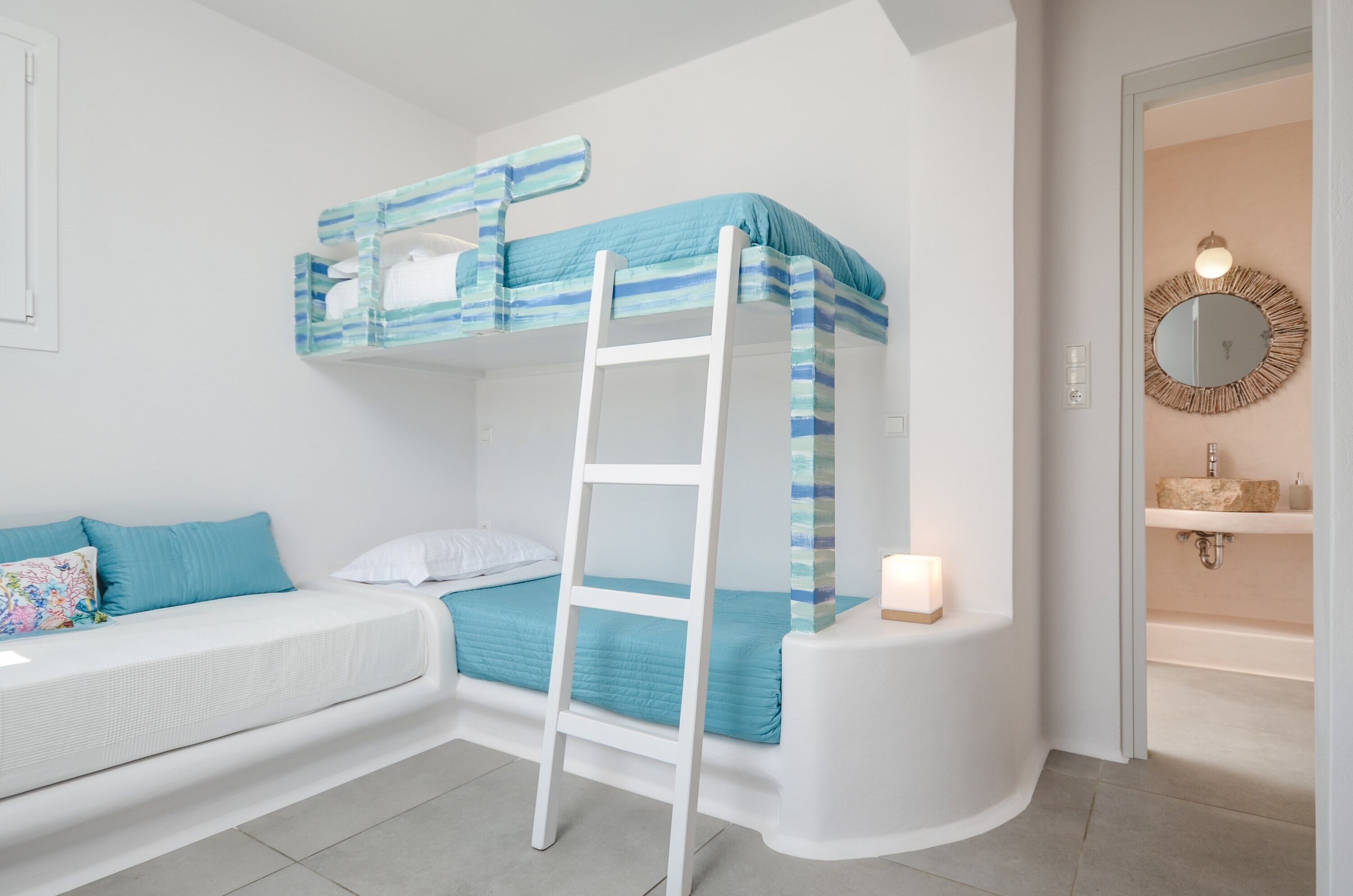 Seaside Naxos • 2 Villas • Private Pool • 8 BDR / 7 BATH • Sleeps 20 @ Plaka
