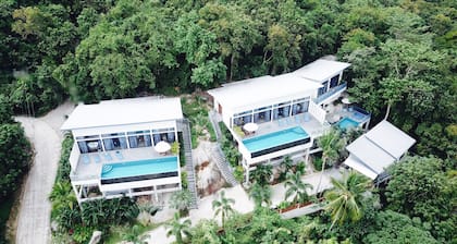 Ko Samui Sea View Pool villa Paris, with car, just 400m to the Beach