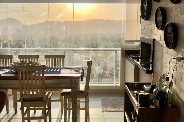SALA INTEGRADA COM VARANDA GOURMET