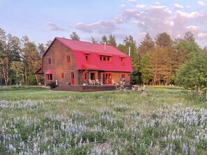 Exterior - Stunning Log Cabin in native prairie woodland setting (Wisconsin Rapids)