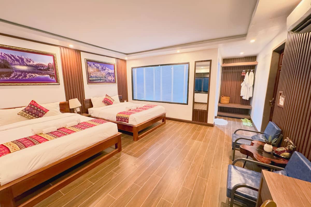 Executive Family Bungalow | Egyptian cotton sheets, premium bedding, down comforters