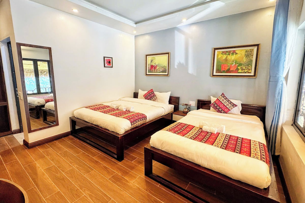 Deluxe Triple Bungalow | Egyptian cotton sheets, premium bedding, down comforters