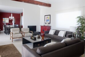 TV, DVD player, table tennis
