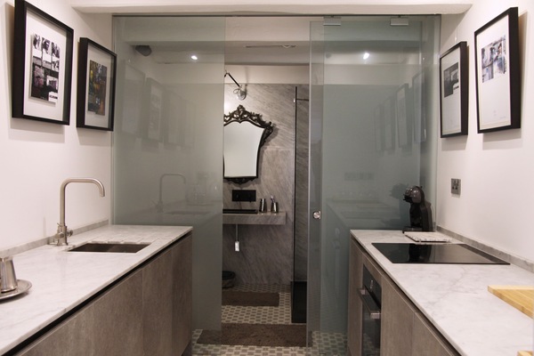 gallery suite kitchen, equipped with full amenities