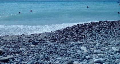 En el centro de Menton, cerca del mar