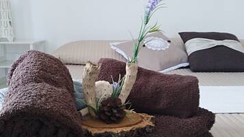 6 bedrooms, soundproofing, iron/ironing board, WiFi