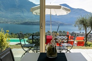 Outdoor dining - Lake Como - La Collinetta - Orchidea (Vercana)