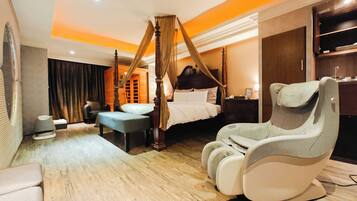 Kamar Premium, 1 Tempat Tidur King, Bebas Asap Rokok | Seprai antialergi, minibar, dan dilengkapi dengan perabotan berbeda-beda