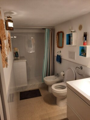 Ducha, secador de pelo, bidet