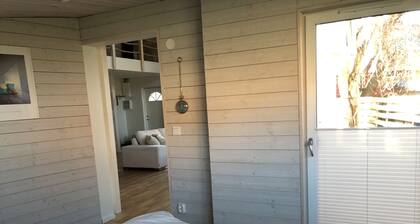 Villa Olympia. Hiljattain rakennettu talo Höganäsin keskustassa, 130m2