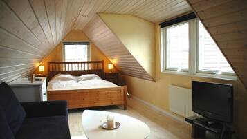 1 chambre, lit parapluie, Wi-Fi gratuit, draps fournis