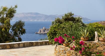 Stylish villa with spectacular sea views at a quiet location near the main town.
