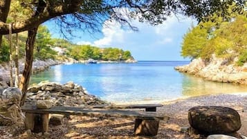 På stranden, badehåndklæder