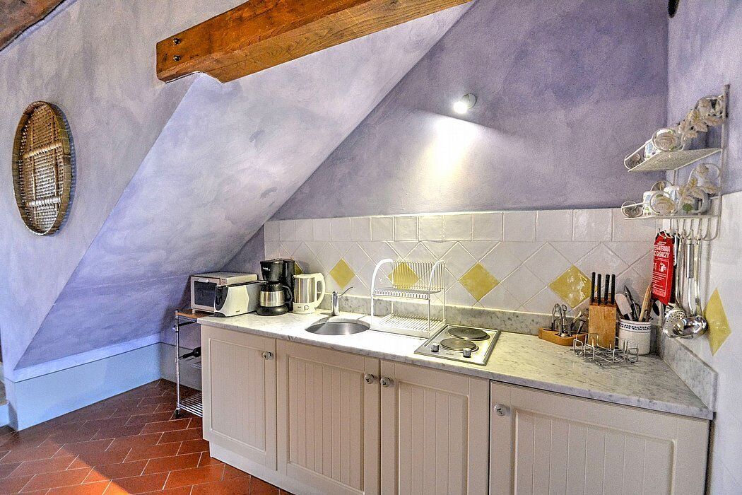 Villa Gilia A: A characteristic and welcoming two-story apartment that is part of a villa surrounded by the greenery, with Free WI-FI.