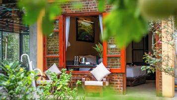 Deluxe Double Room, Mountain View | Terrace/patio