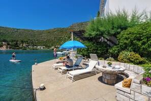 Terrace/patio - Small and friendly traditional home (Zaton, Dubrovnik)