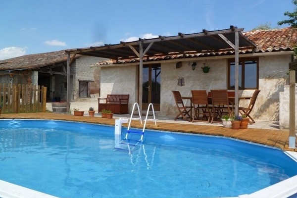 Pool and decking area