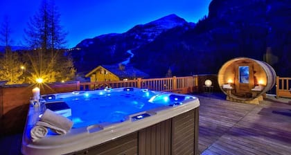 Chalet La Bulle Appt Die Adler 15 pers Sauna Jacuzzi Pool Tignes