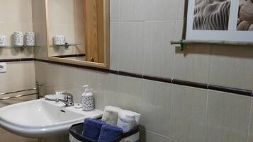 Secador de pelo y toallas