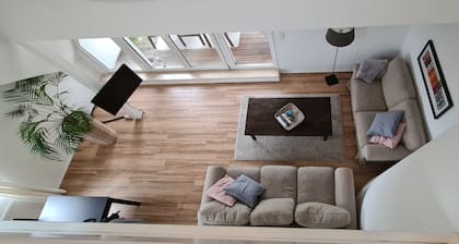 Ferienwohnung Seeloft mit Balkon und direktem Seeblick am Möhnesee