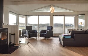 تلفزيون، مدفأة، مشغل دي في دي