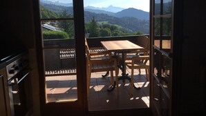 Uitzicht vanuit accommodatie