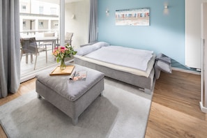 1 Schlafzimmer, Zimmersafe, Reisekinderbett, kostenloses WLAN