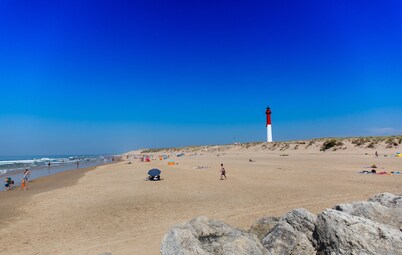 Villa de 7 dormitorios, 7 baños, Golf la Palmyre, piscina climatizada a 300 m del mar