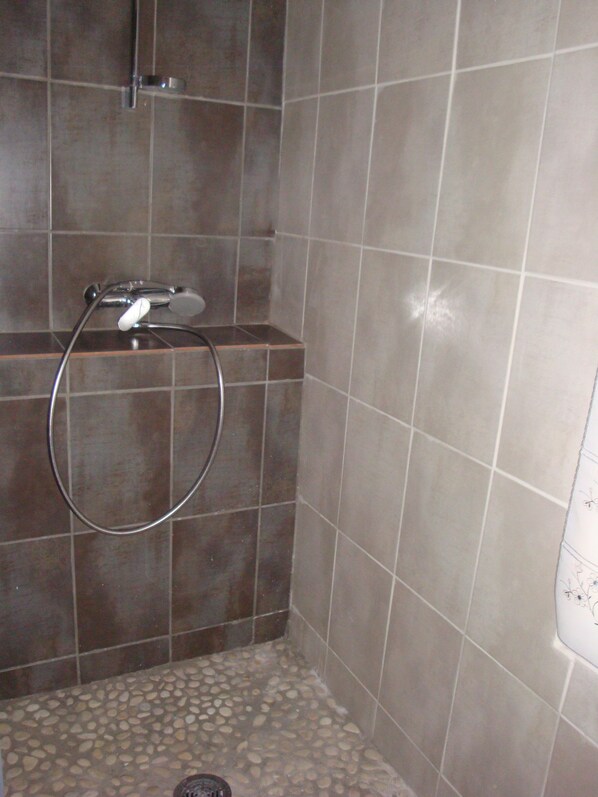 Regadera y secadora de cabello 