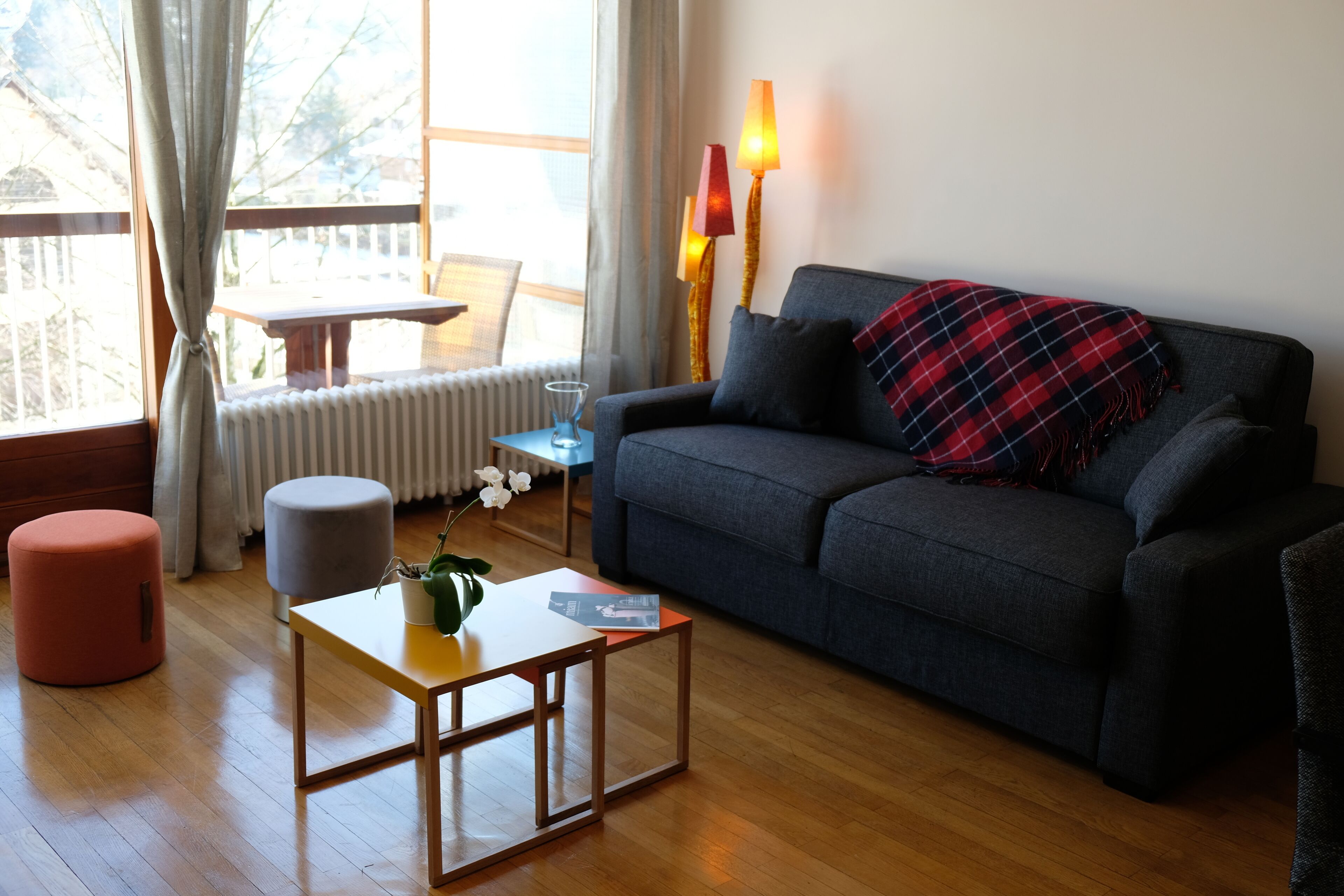 ANNECY Comfortable apartment for 7 people, 25m2 living room. Free parking.