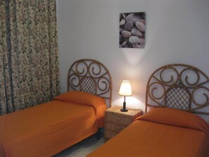 2 bedrooms, iron/ironing board