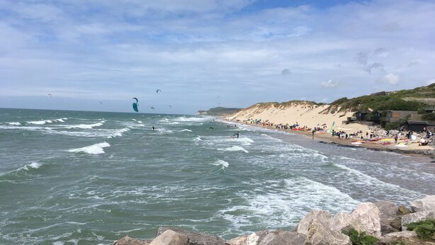 Nær stranden