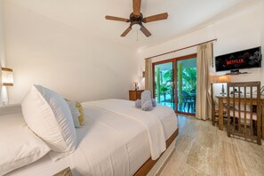 1 chambre, coffres-forts dans les chambres, fer et planche à repasser