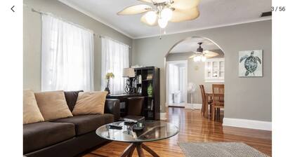 1930s Florida Cottage, 3 Blocks From The Water. Kayaks Included.