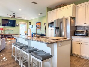 Fridge, microwave, oven, stovetop - Stunning Gulf Views/ 4/4 Dog Friendly/Dedicated Boardwalk - SPECIALS! (Port St Joe)