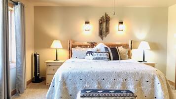 4 bedrooms, iron/ironing board, free WiFi, bed sheets